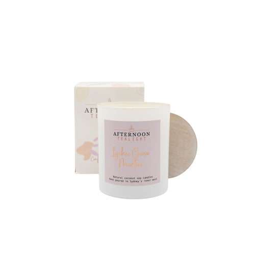 Lychee guava martini - Afternoon tealight candles